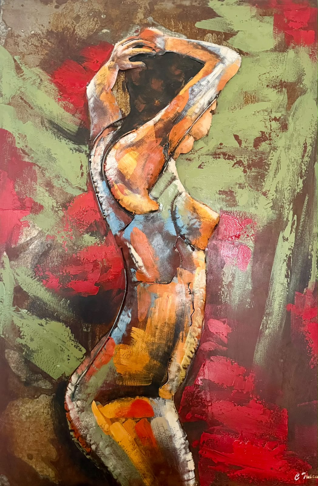 Tableau en relief Femme nue — Culture inspiré de La Réunion | L'ART Réunion