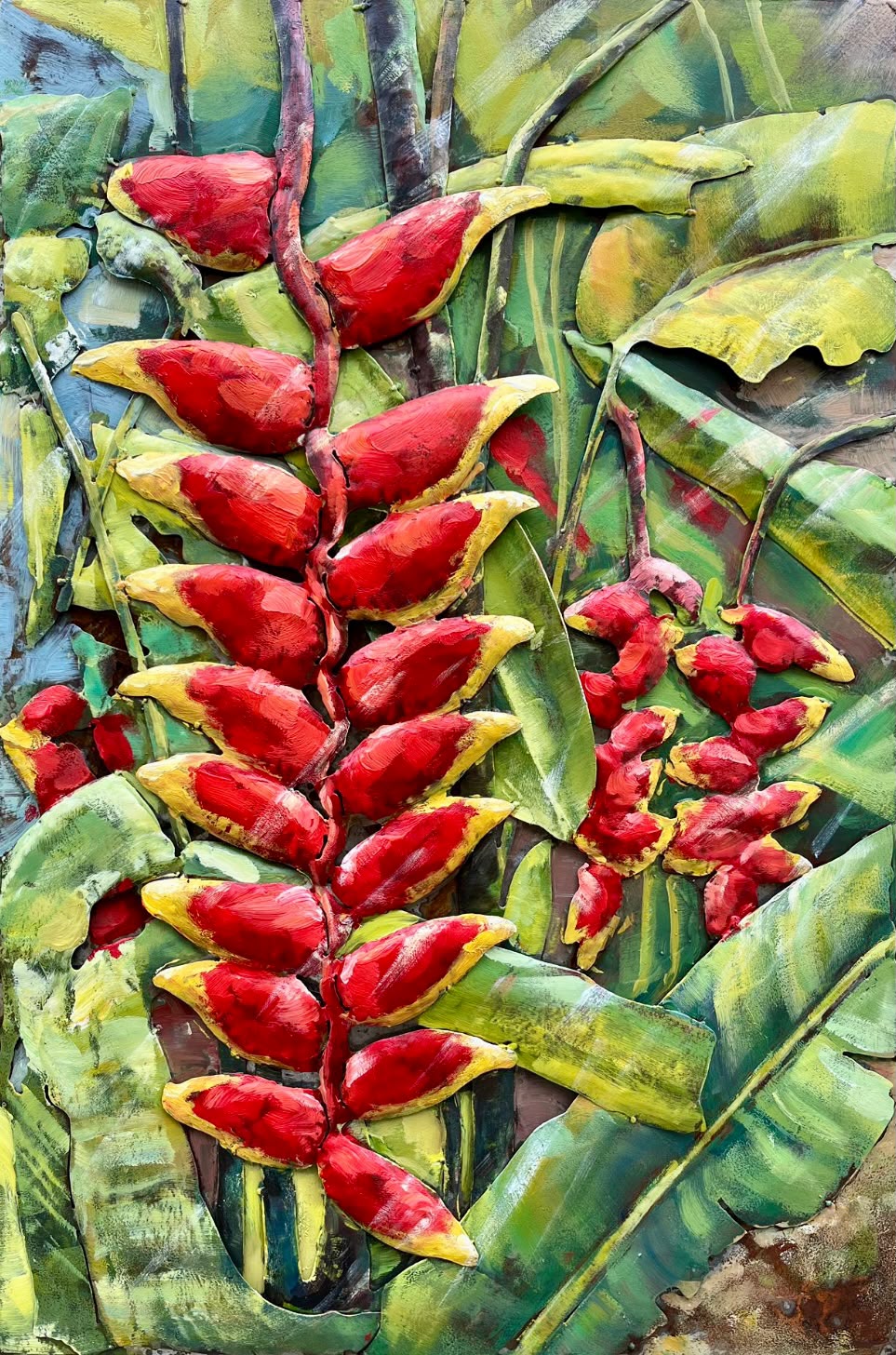 Tableau en relief Pandula — Nature inspiré de La Réunion | L'ART Réunion